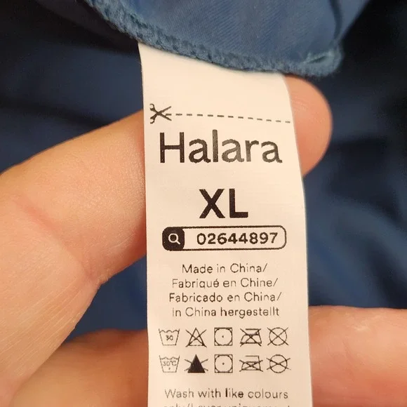 Halara Softlyzero Airy Everyday Activity Dress Blue XL NWT Built-in Shorts - Picture 8 of 10